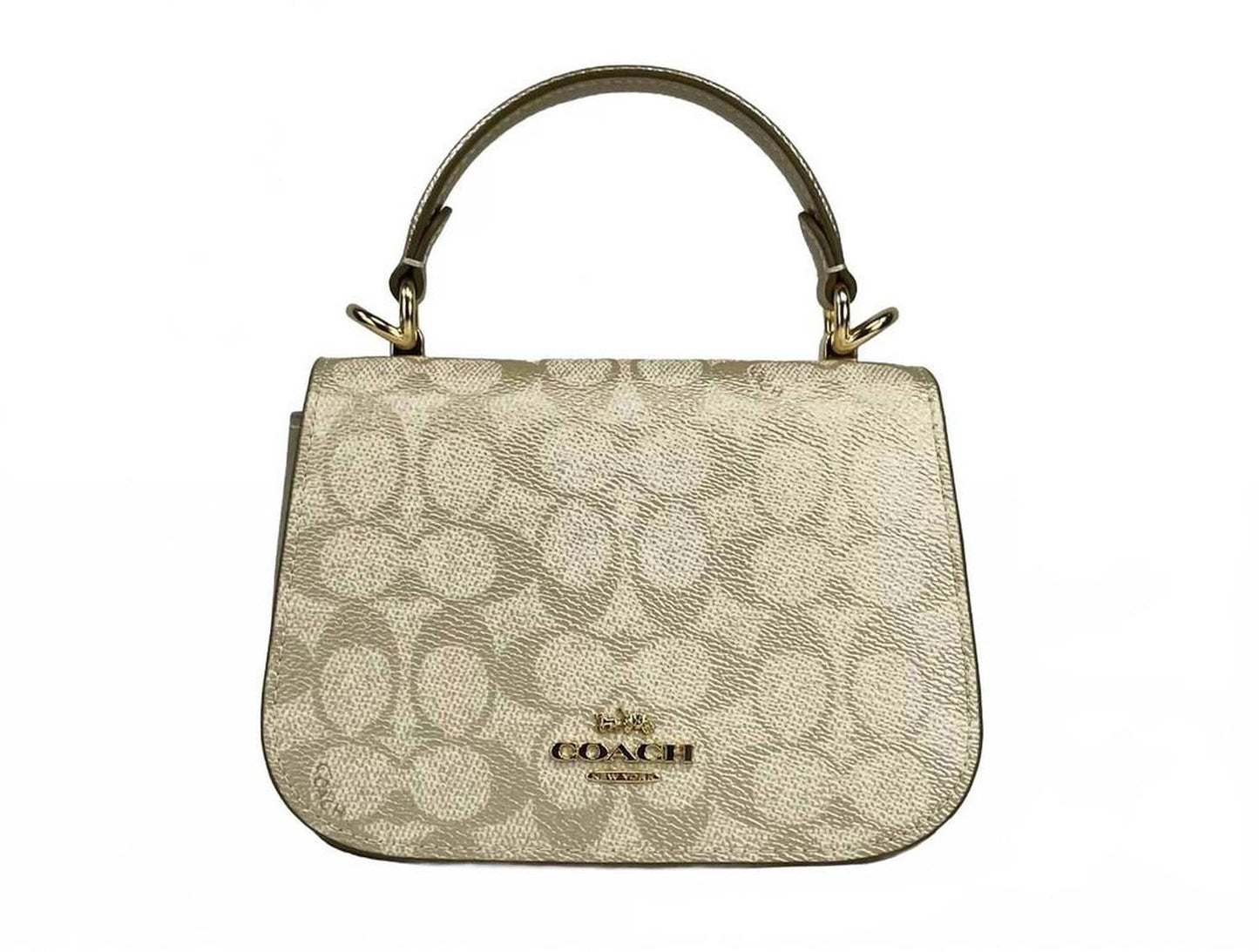 Women's Lysa Top Handle Bag Crossbody In Champagne Gold