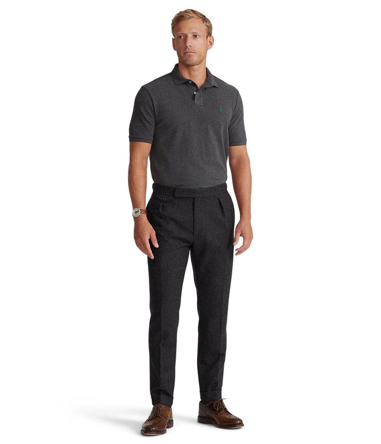 Custom Slim Fit Mesh Polo