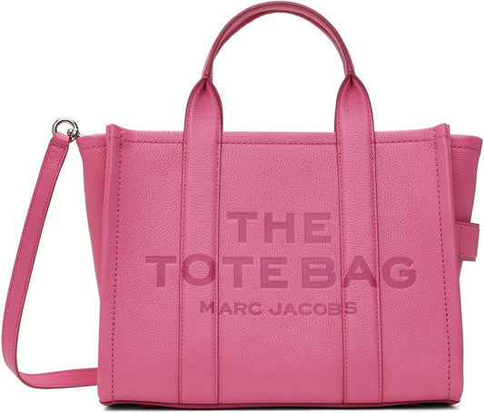 Pink 'The Leather Medium' Tote