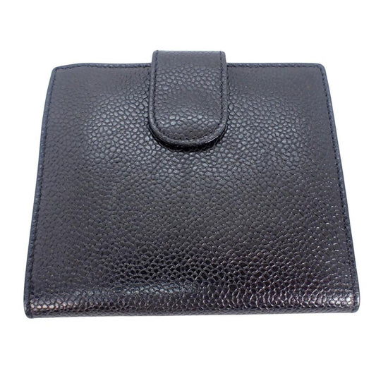 Chanel Logo Cc Leather Wallet (Pre-Owned)