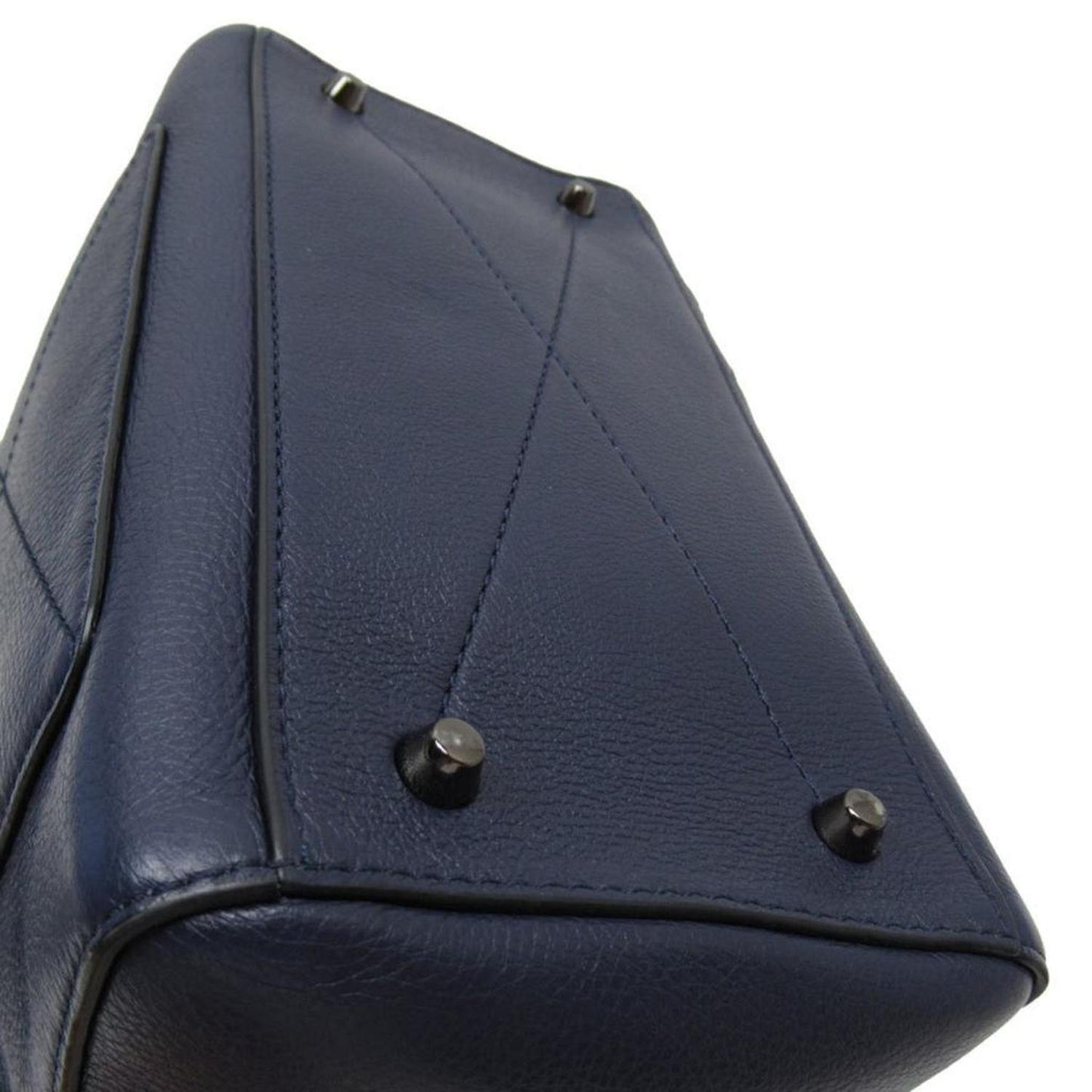 Leather Handbag Shoulder Bag (Pre-Owned)