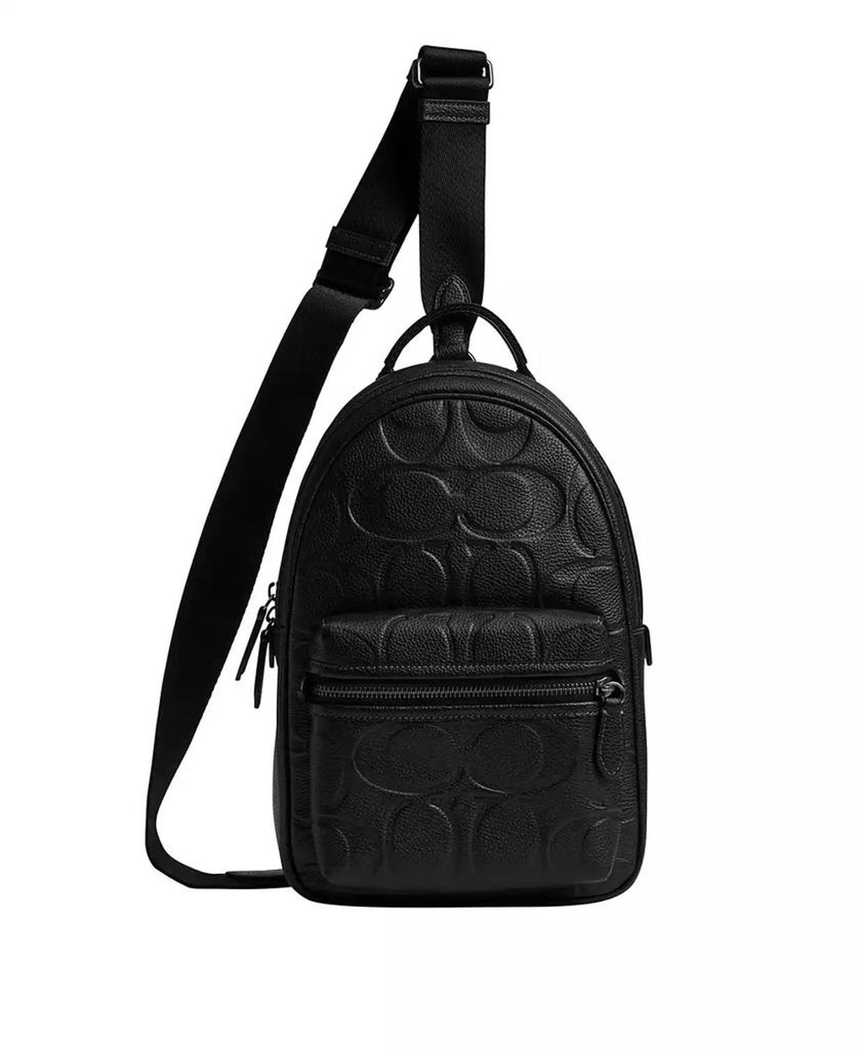 Men's Charter Maxi Signature Leather Crossbody