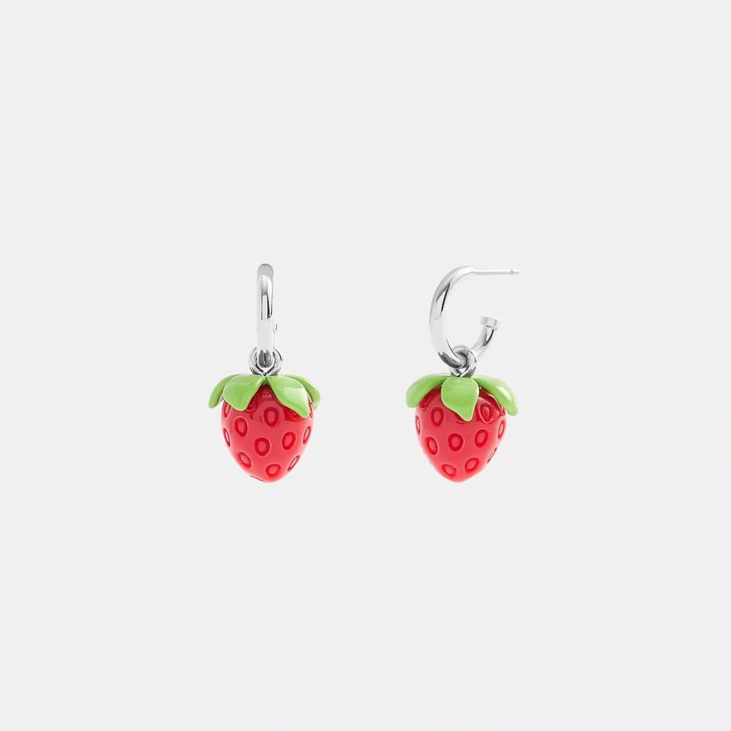 Strawberry Huggie Earrings
