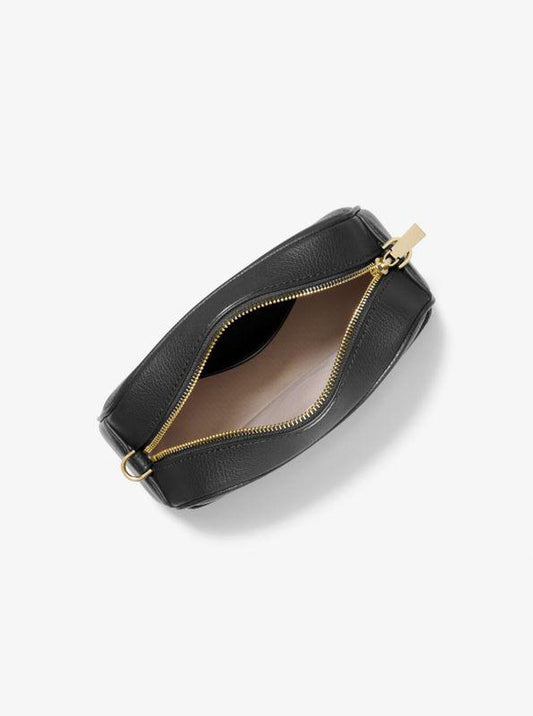 Jet Set Small Leather Camera Crossbody Bag