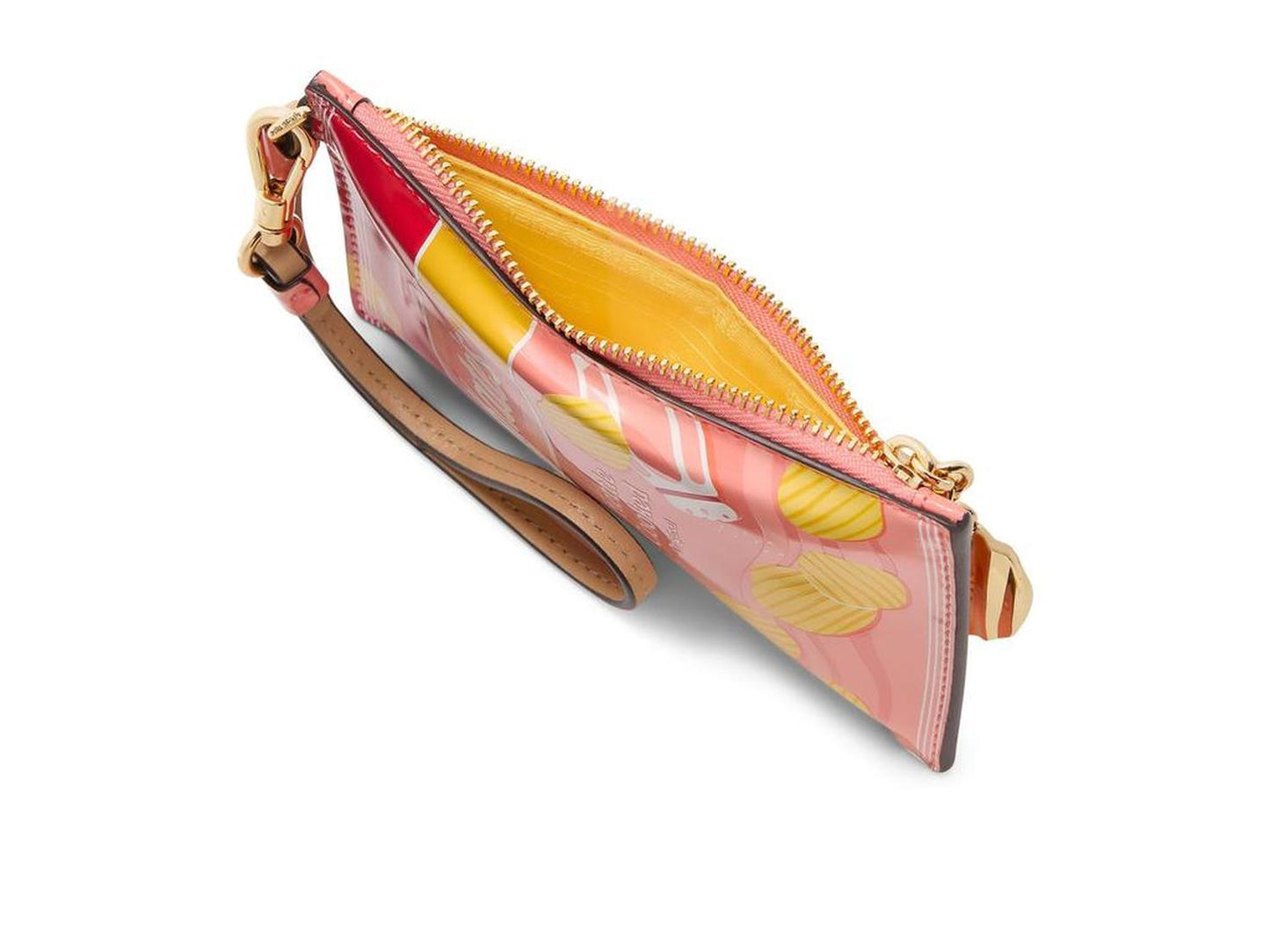 Snack Time Patent Card Case Wristlet