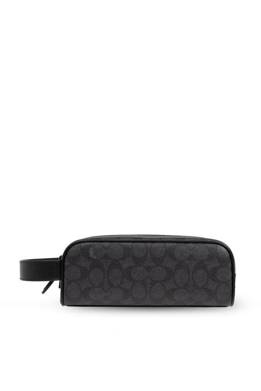 Coach Logo Printed Cosmetic Bag