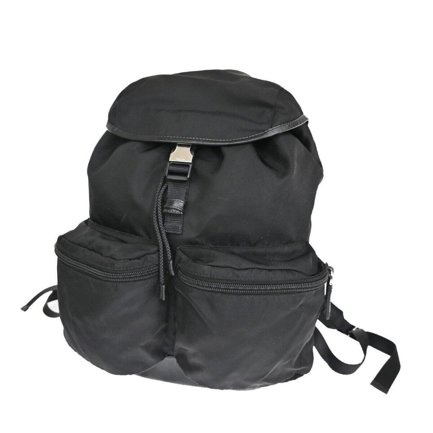 Prada Re-Nylon Synthetic Backpack Bag (Pre-Owned)