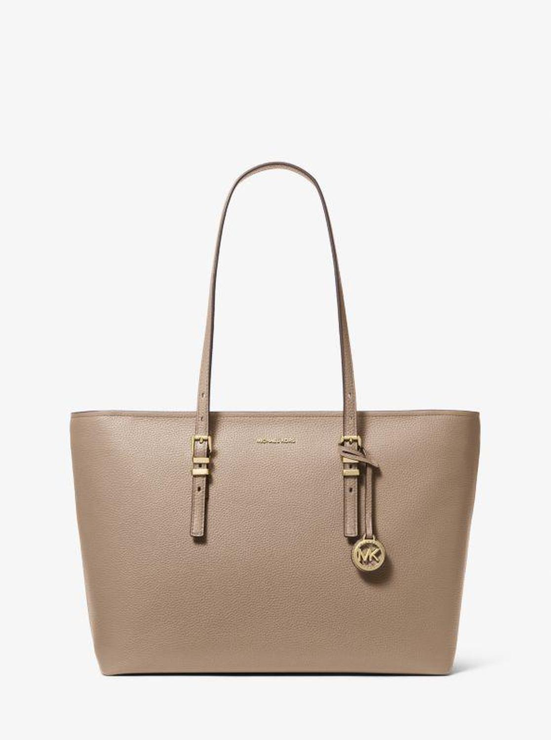 Quinn Large Pebbled Leather Tote Bag