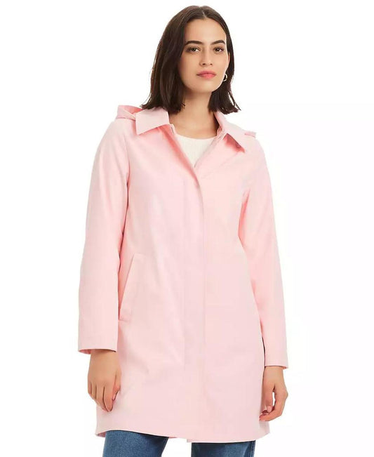 Women's Hooded A-Line Coat