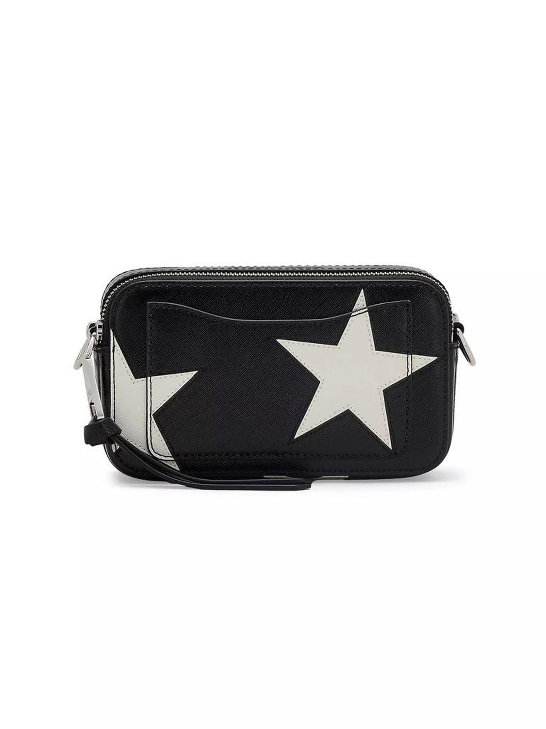 The Star Patchwork Leather Snapshot Crossbody Bag