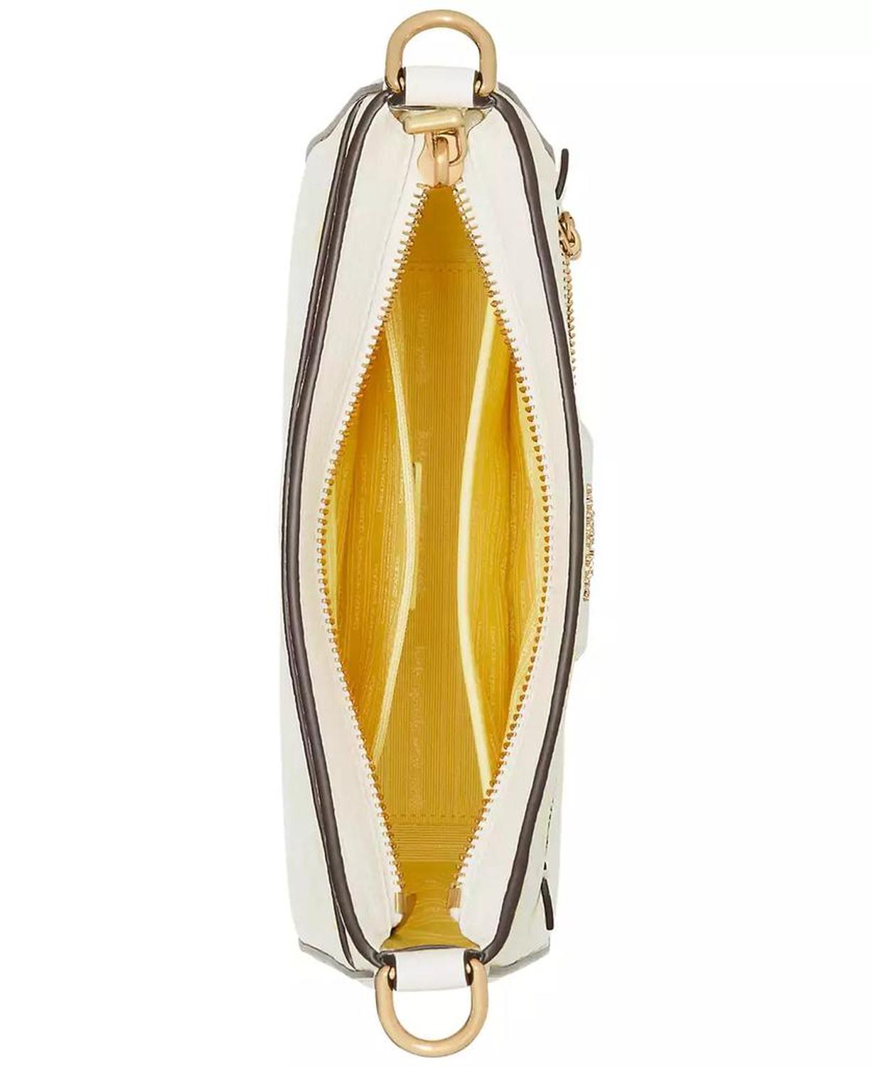 Hudson Spring Pansies Messenger Crossbody