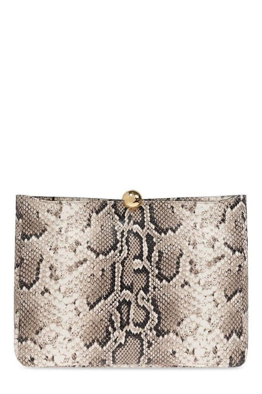 Furla Sfera Medium Embossed Clutch Bag