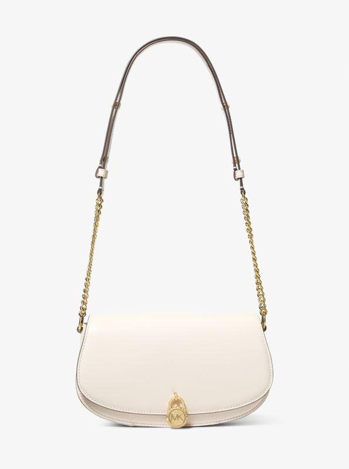 Mila Medium Leather Messenger Bag