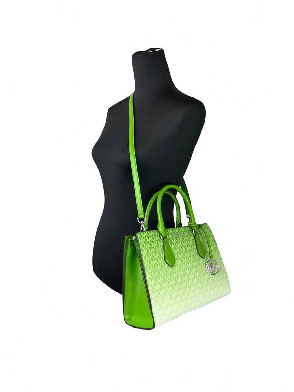Sheila Medium Crossbody Purse Bag In Jungle Green