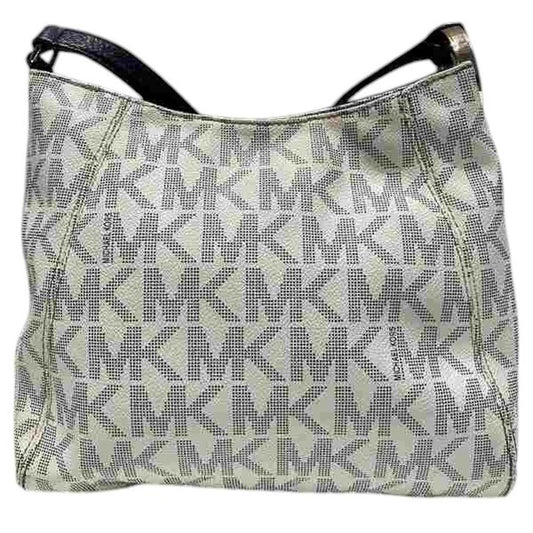 Navy Pvc Leather Shoulder Bag (Pre-Owned)