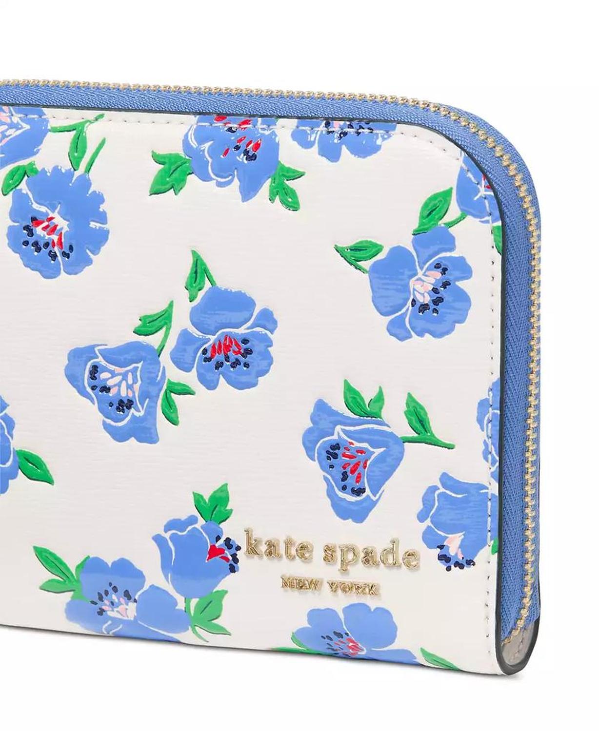 Devin Springtime Leather Zip-Around Continental Wallet