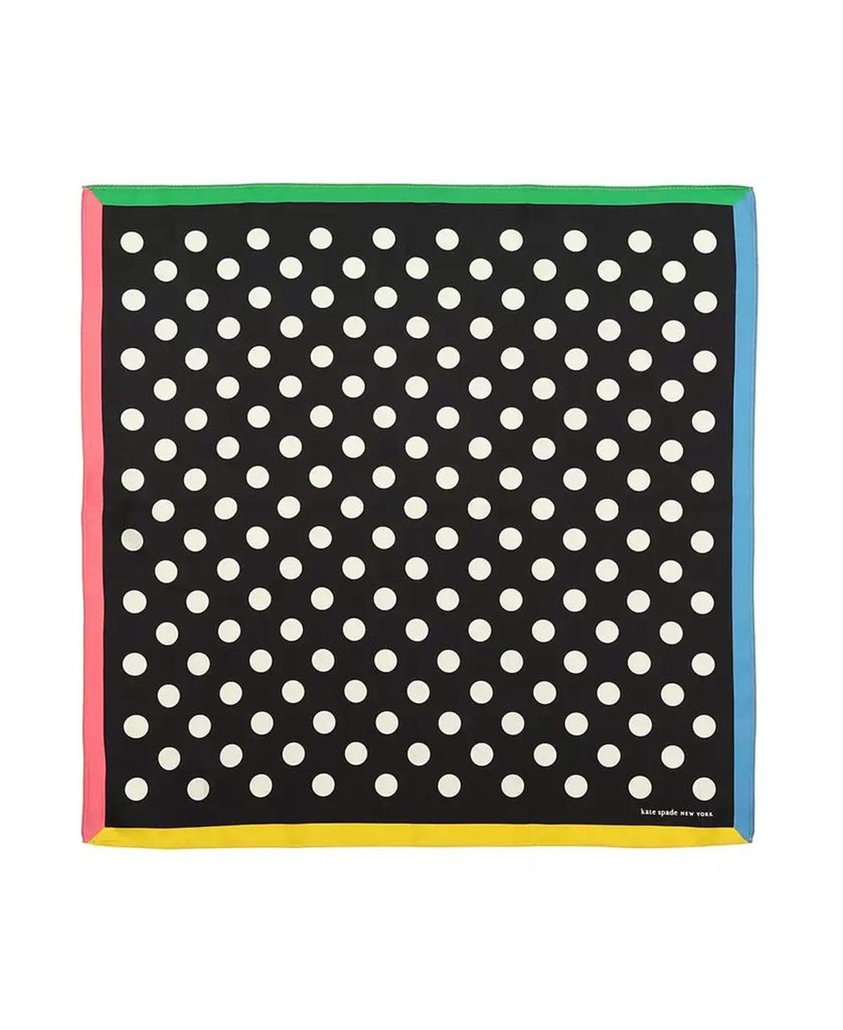 Women's Breezy Dot Silk Bandana Scarf