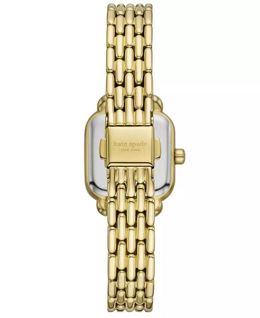 Women's Gracie Square Three-Hand Gold-Tone Stainless Steel Watch, 25mm