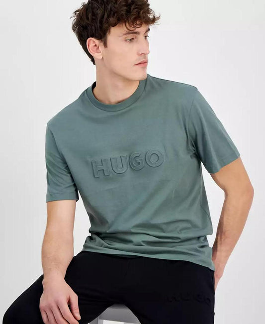 HUGO by Men's Detori Regular-Fit Logo Embossed Graphic T-Shirt, Exclusively at Macy's