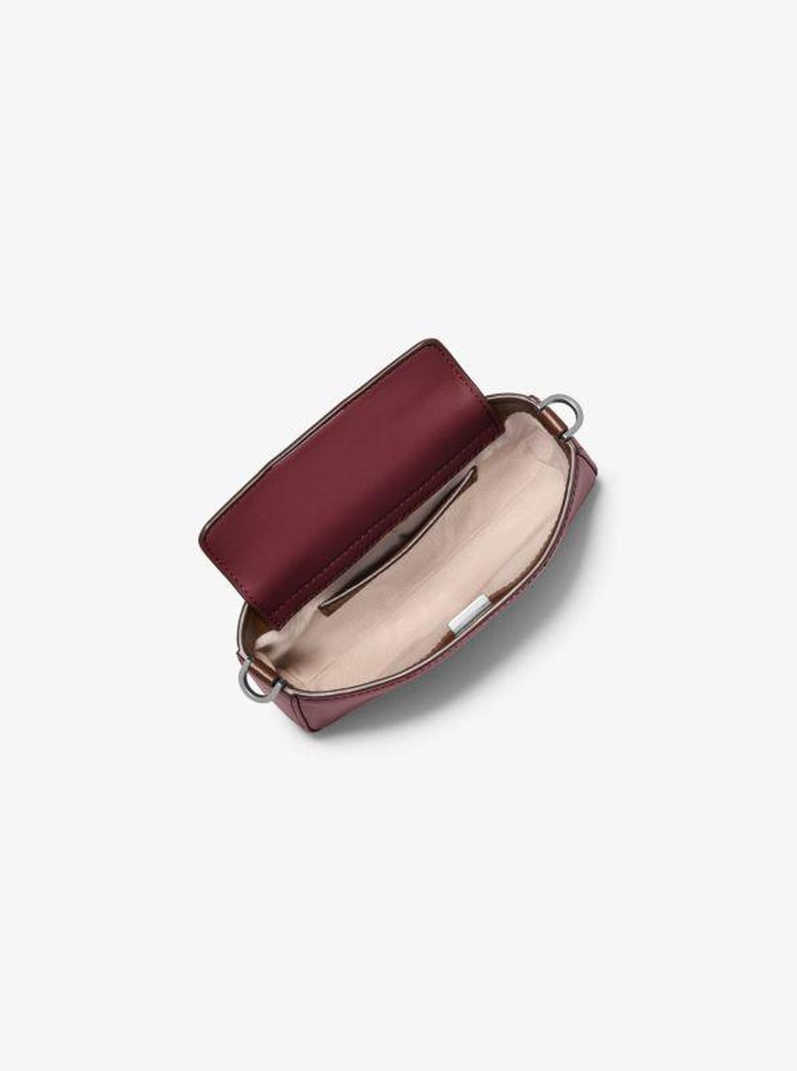 Bryant Small Burnished Leather Convertible Crossbody Bag