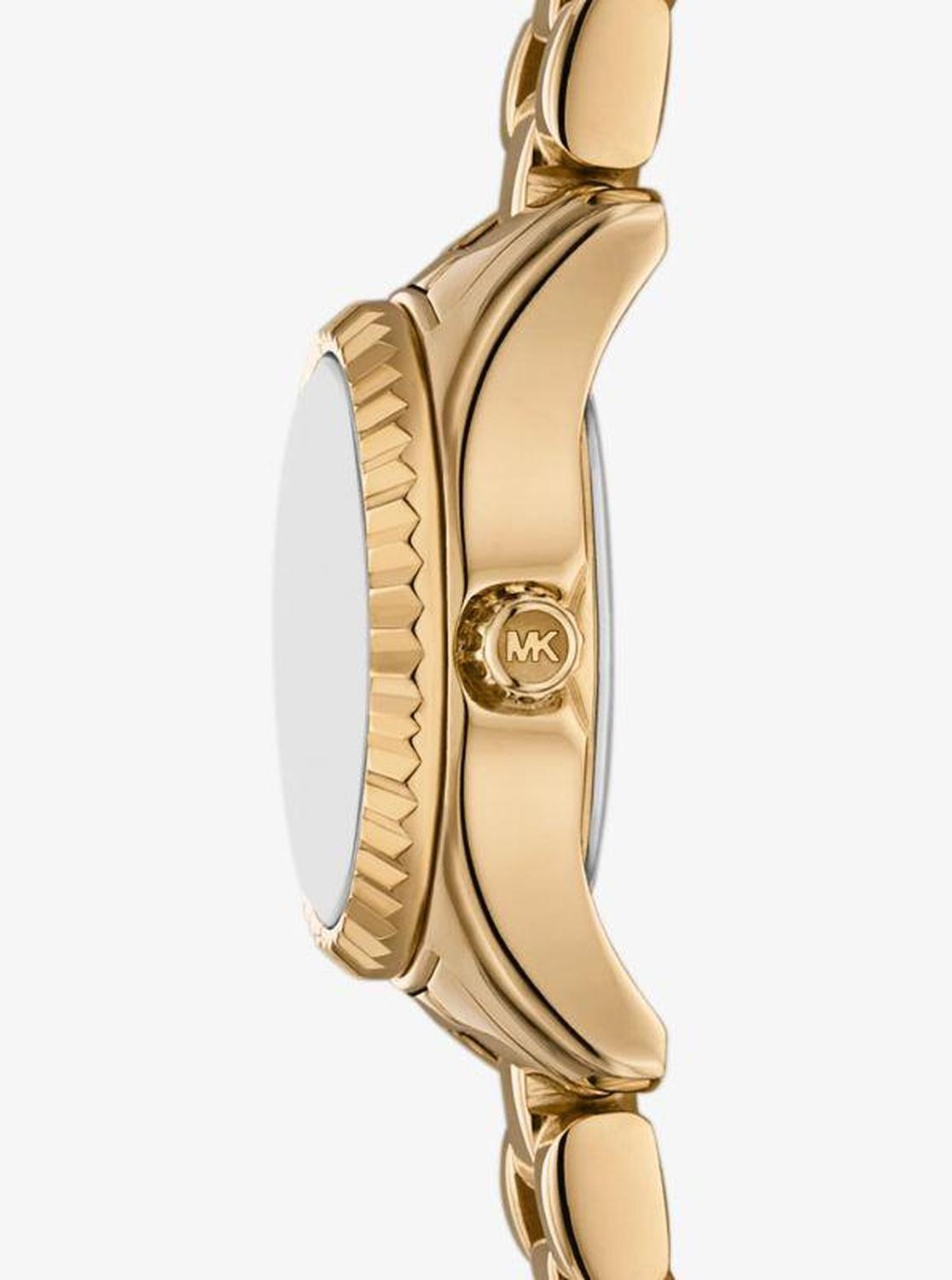 Mini Lexington Pavé Gold-Tone Watch