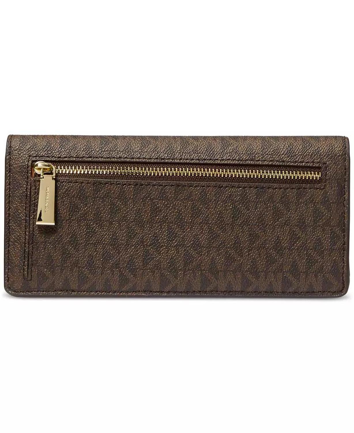 Jet Set Logo Large Flat Wallet