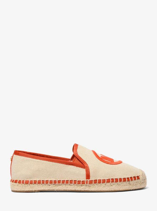 Hastings Two-Tone Cotton Blend Canvas Espadrille