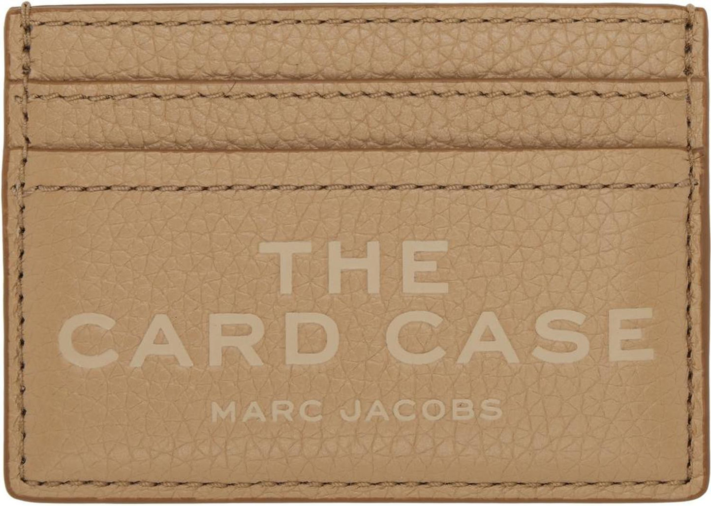 Beige 'The Leather Card Case' Card Holder
