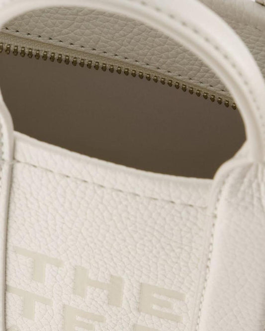 The Mini Crossbody Tote - Marc Jacobs - Leather - Silver