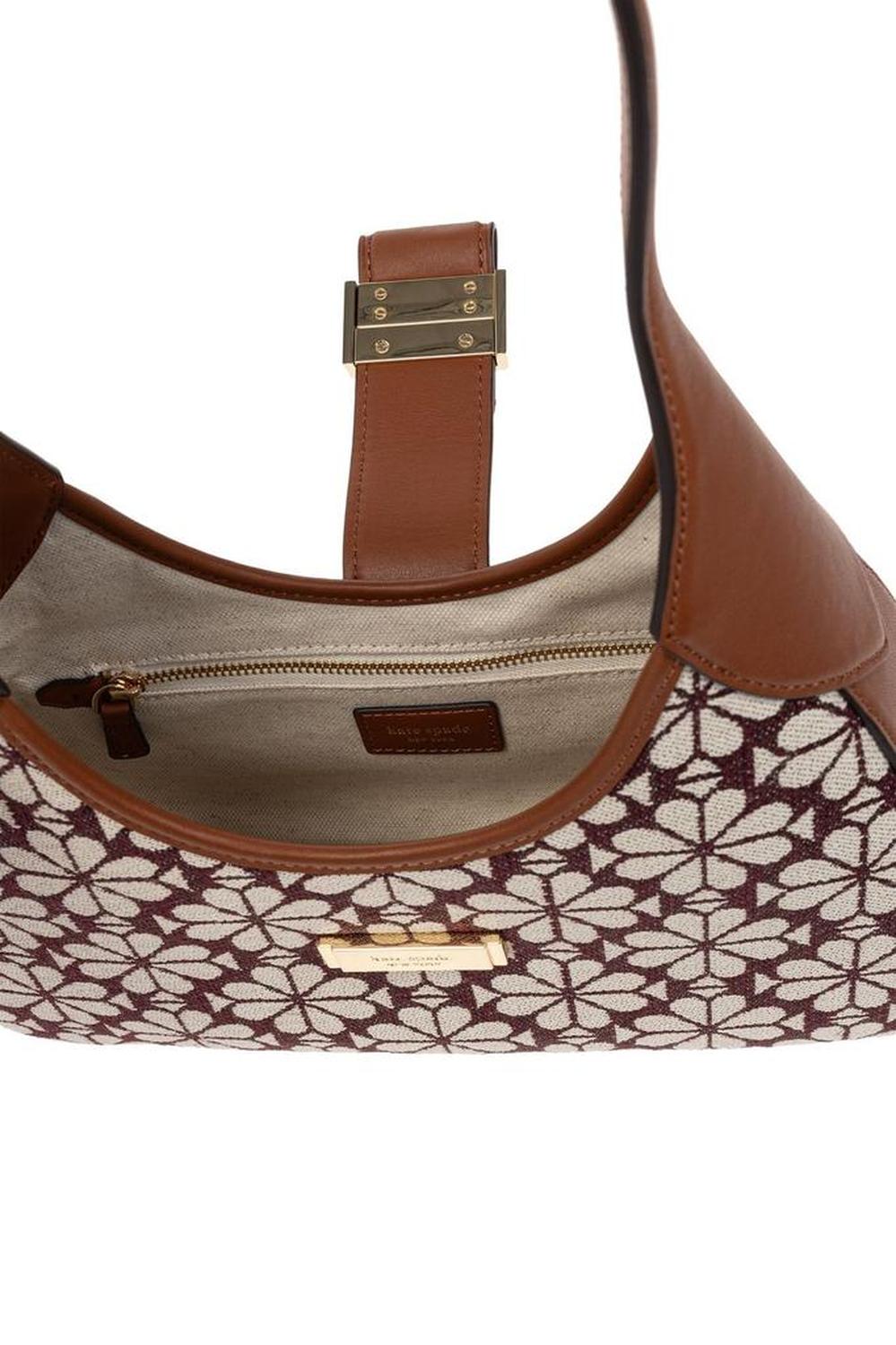 Kate Spade Flower Jacquard Zipped Shoulder Bag