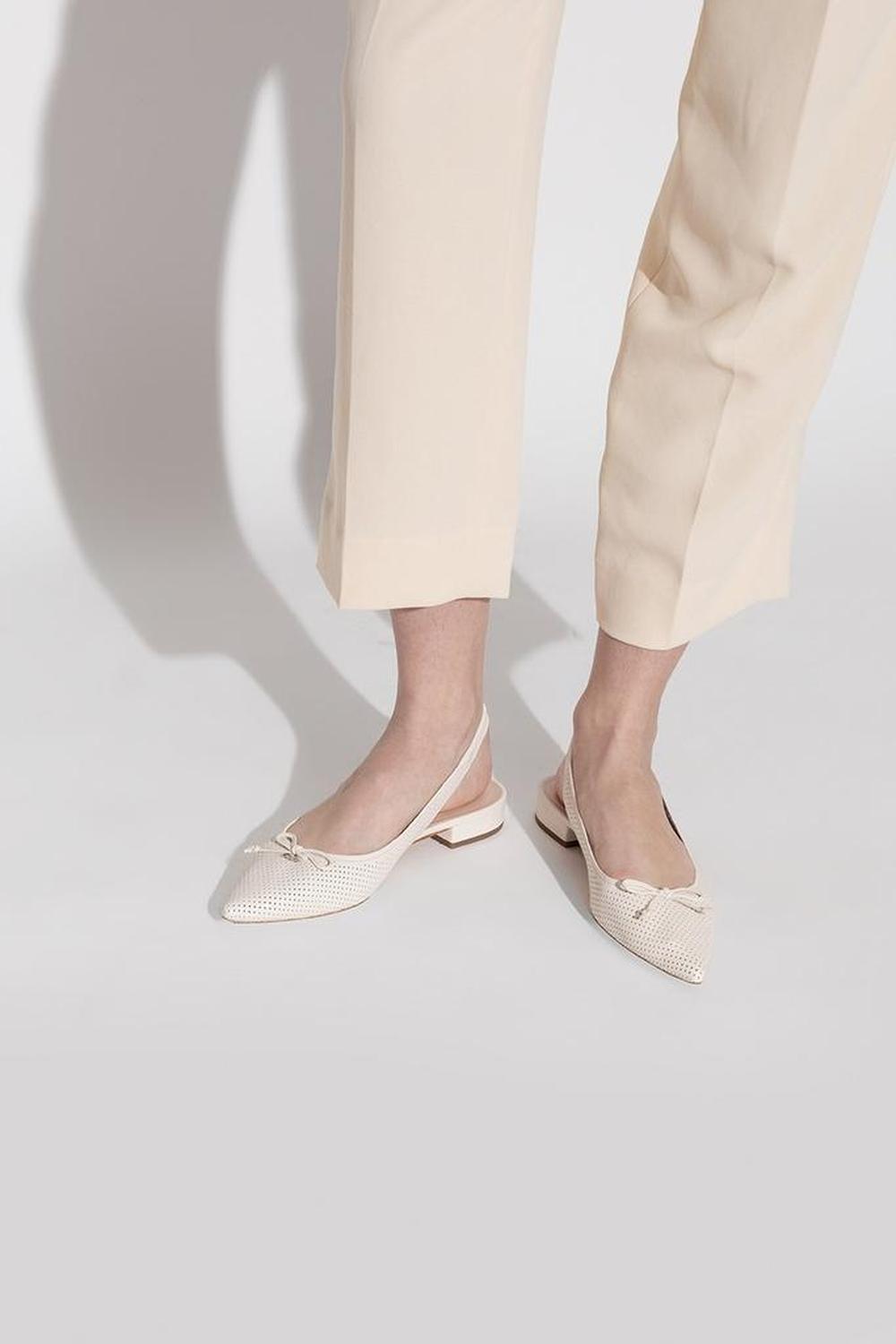 Kate Spade Perforated Bow Slingback Flats