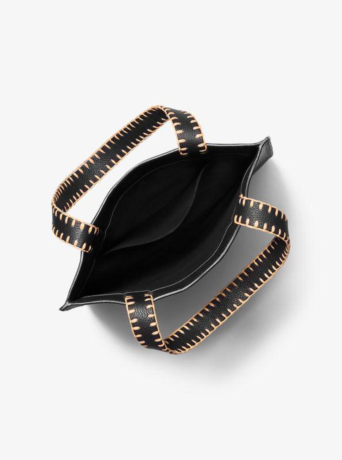 Ponza Medium Hand-Stitched Pebbled Leather Tote Bag