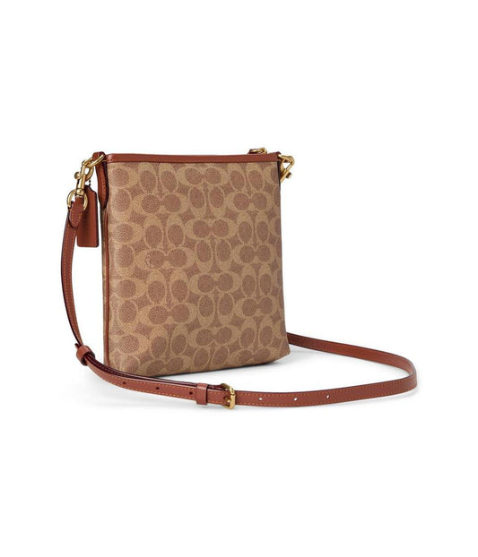 Kitt Messenger Crossbody In Colorblock Signature Canvas