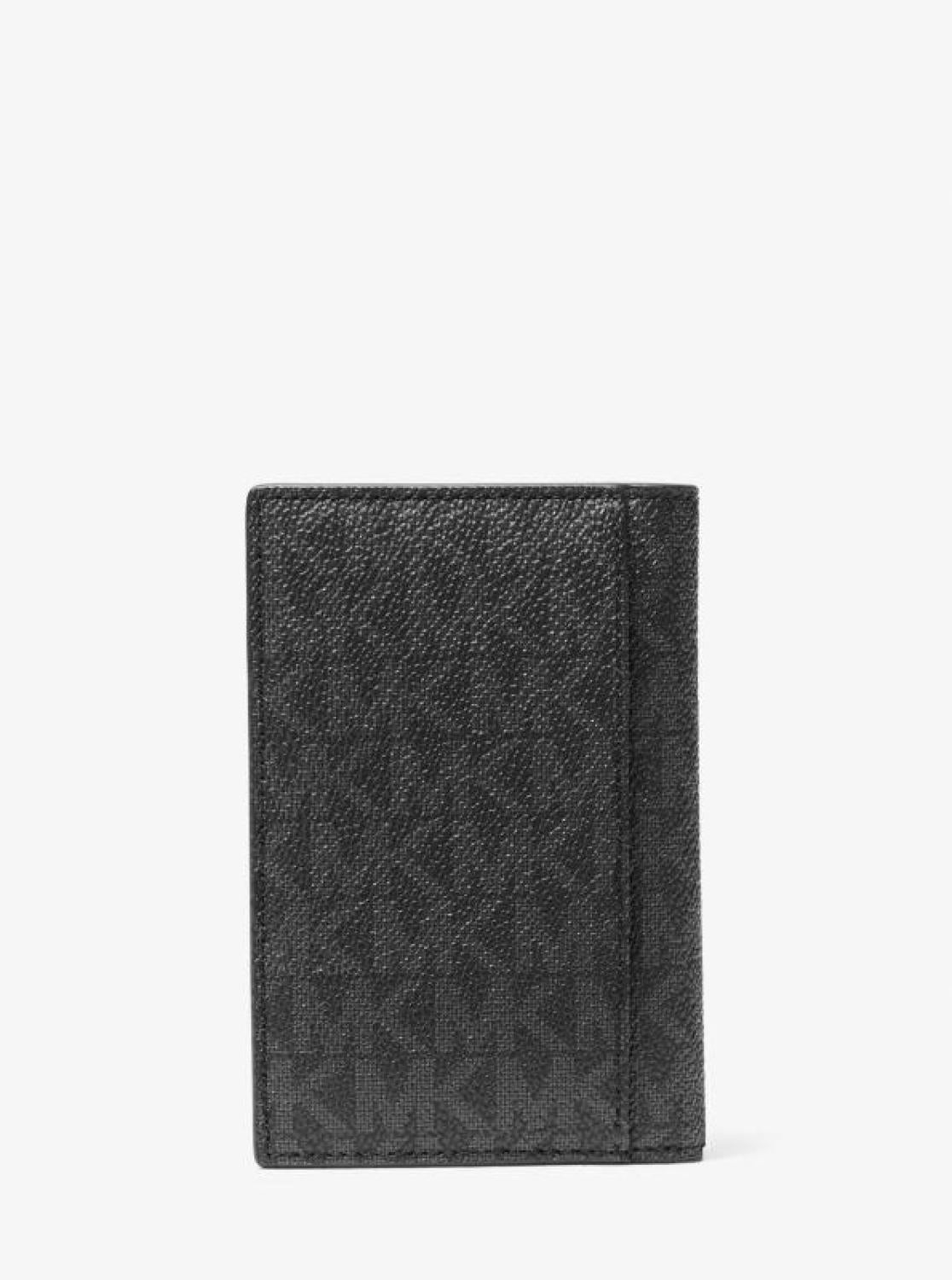 Rivington Striped Logo Bi-Fold Card Case