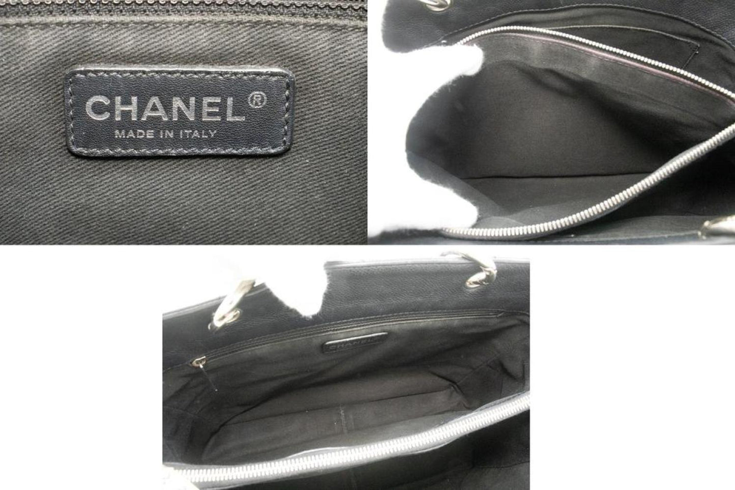 Chanel Gst (Grand Shopping Tote) Leather Tote Bag (Pre-Owned)