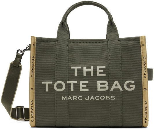 Khaki 'The Jacquard Medium' Tote