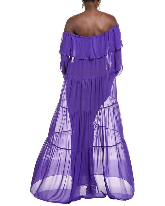 Studio Lemma Silk Maxi Dress