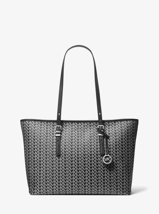 Quinn Large MK2000 Logo Jacquard Tote Bag