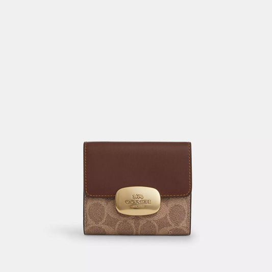 Eliza Small Wallet In Signature Canvas