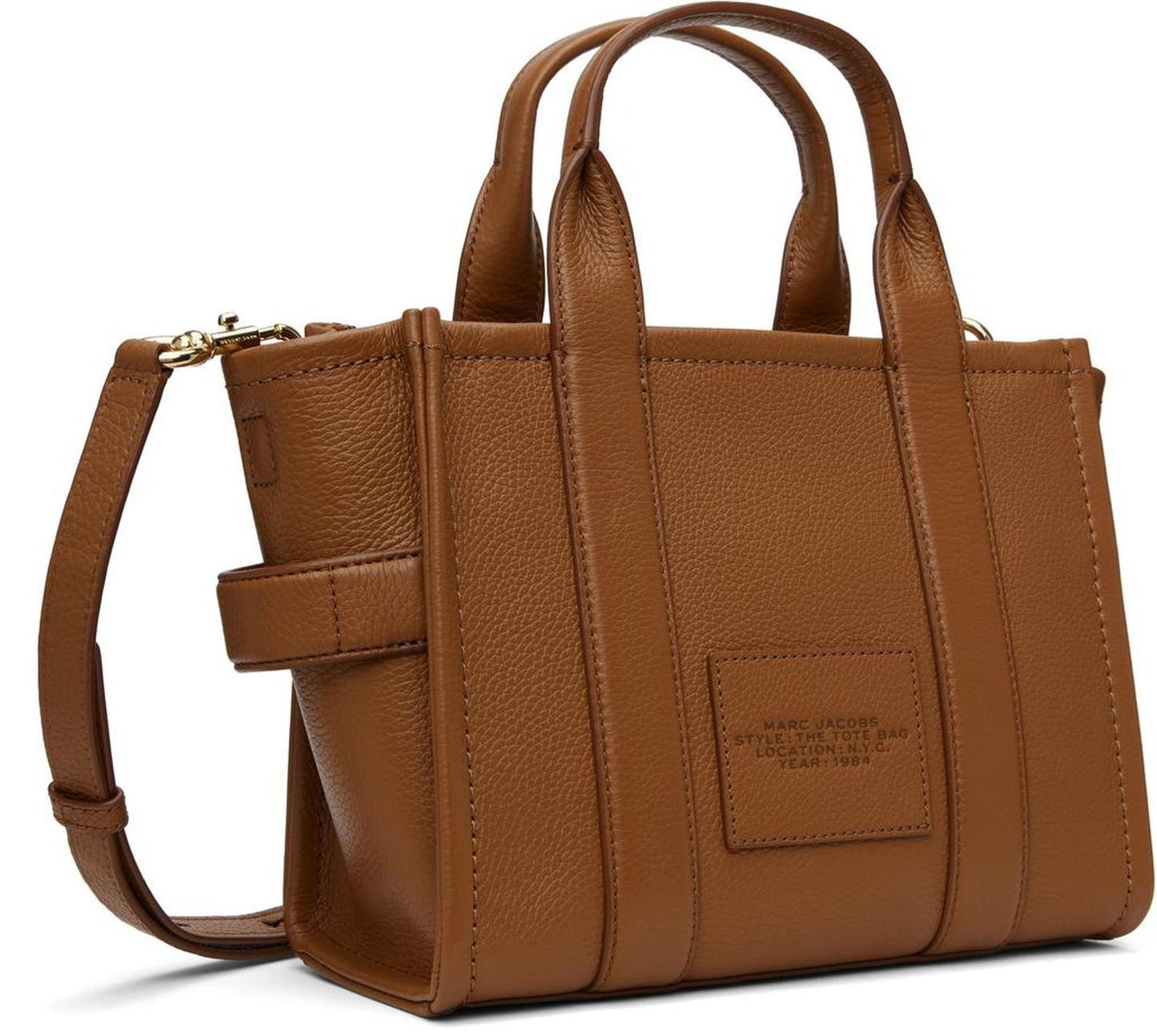 Brown 'The Leather Small' Tote