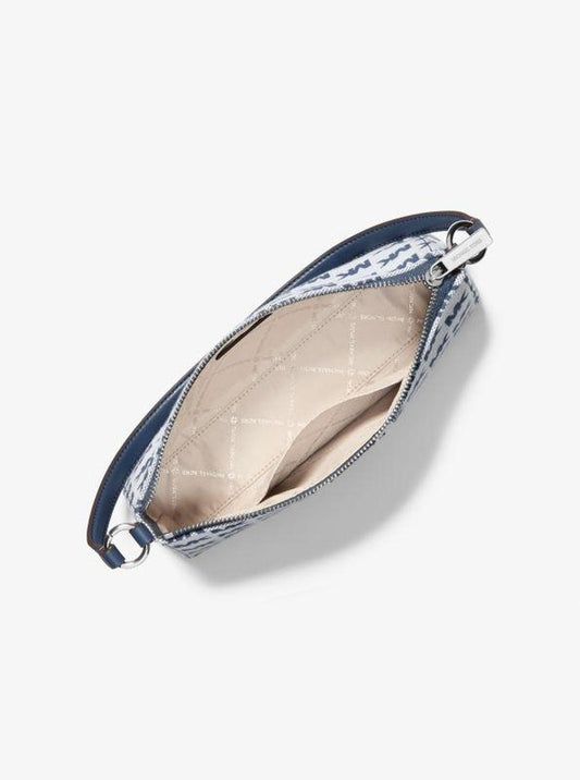 Vincent Medium Logo Jacquard Pochette with Card Case