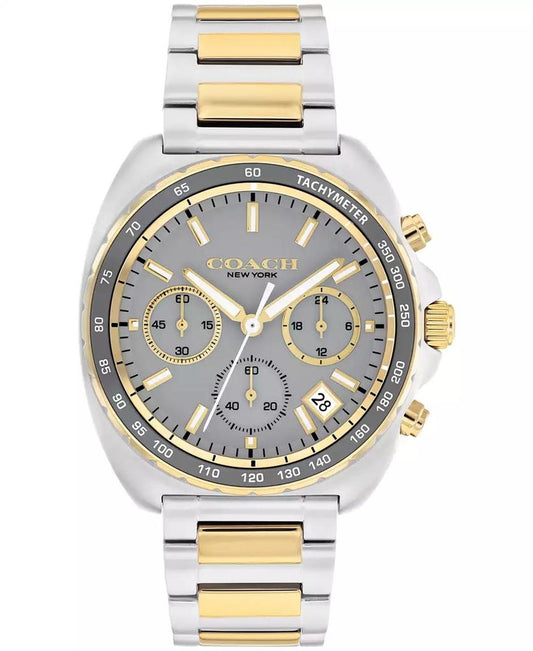 Men's Charter Two-Tone Stainless-Steel Bracelet Watch, 39mm