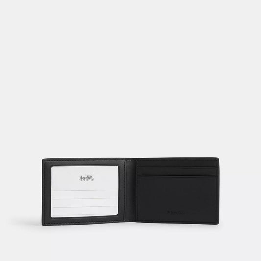 Coach Outlet Compact Billfold Wallet In Signature Canvas