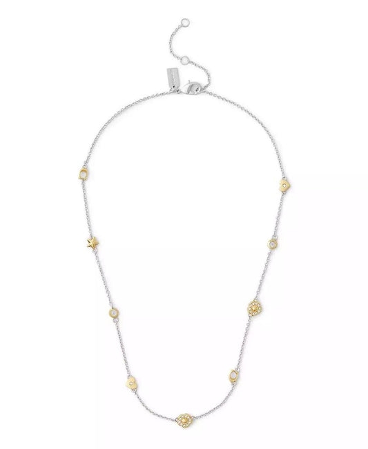 Signature Tea Rose Heart Strand Necklace