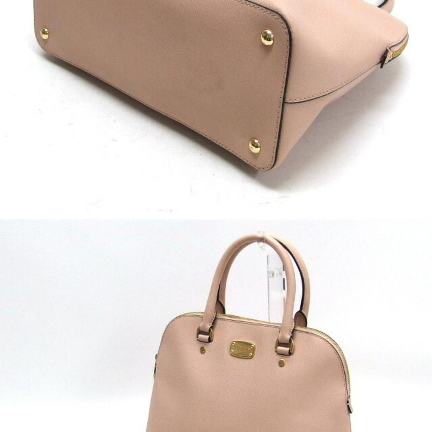 Leather Handbag Shoulder Bag (Pre-Owned)