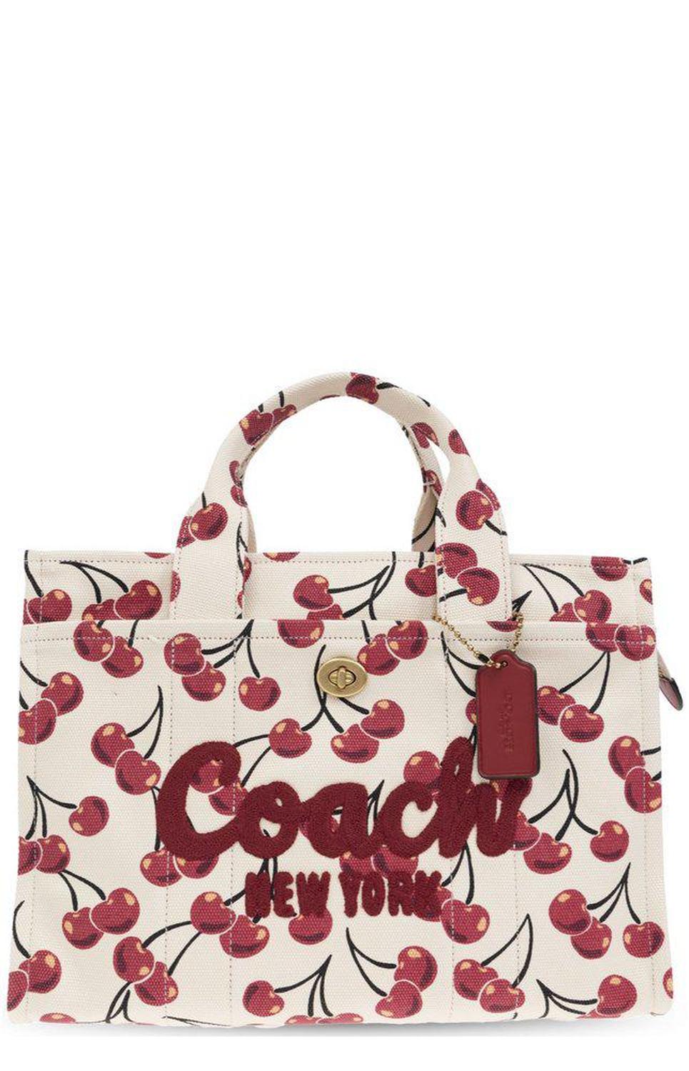 Coach Cheery Printed Shopper Bag