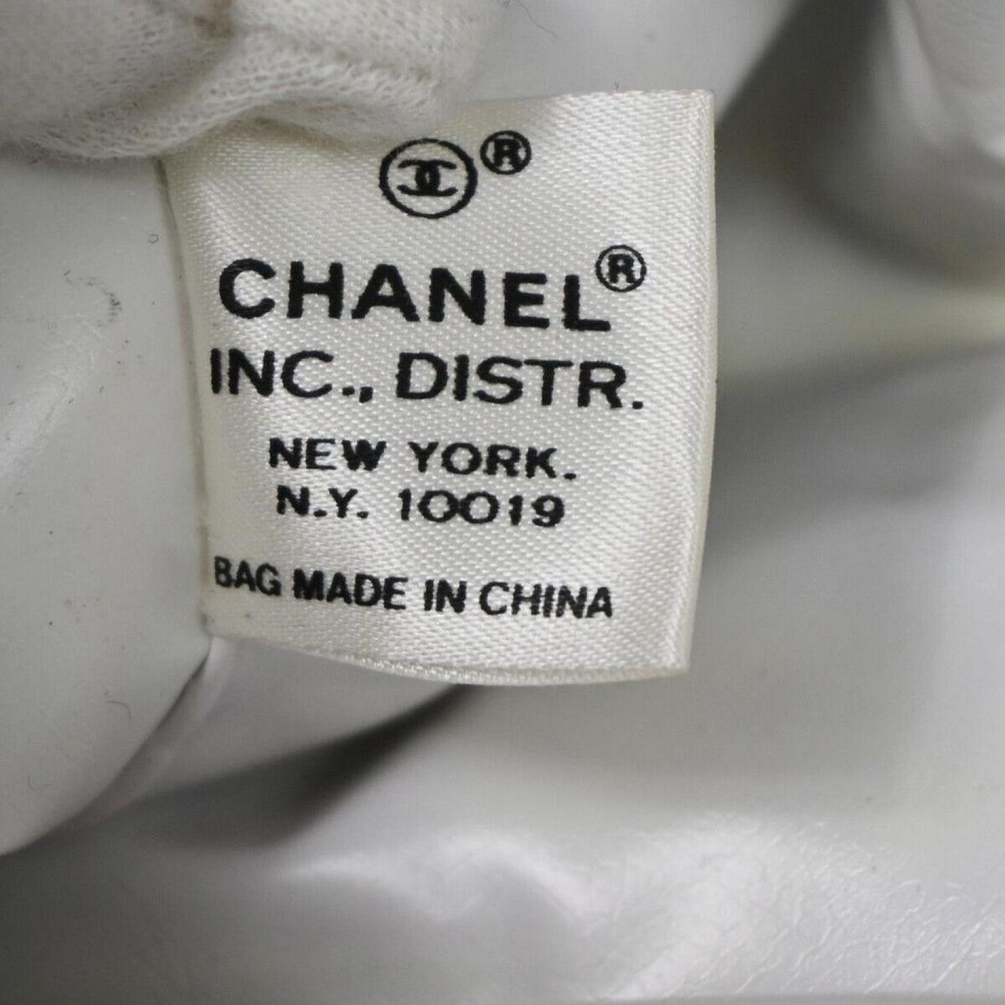 Chanel Drawstring Canvas Shoulder Bag (Pre-Owned)