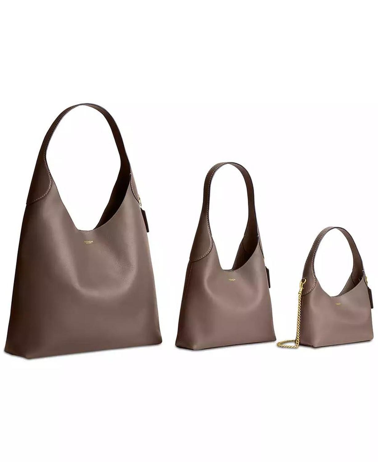 Small Leather Brooklyn Shoulder Bag 23