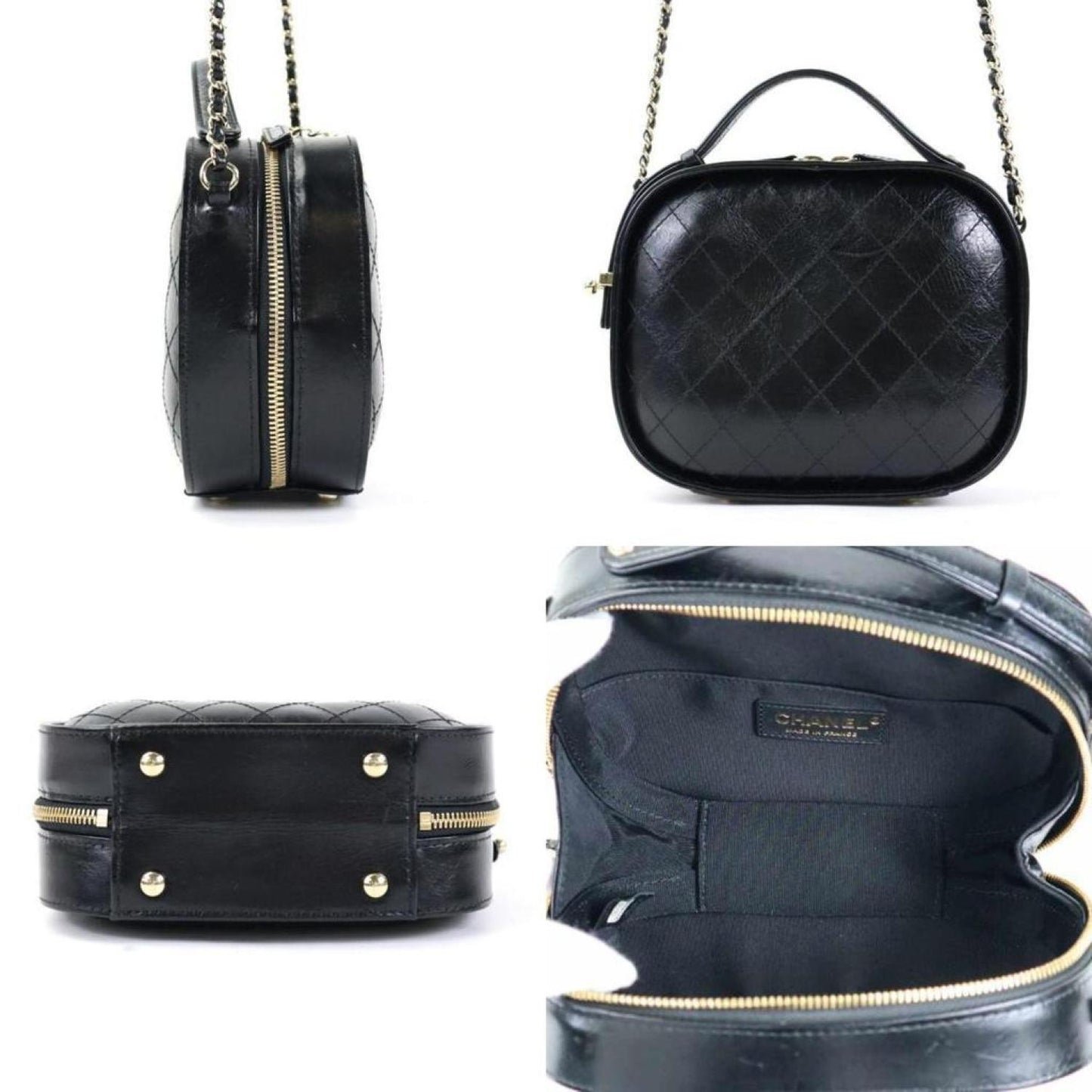 Chanel Vanity Leather Shopper Bag (Pre-Owned)