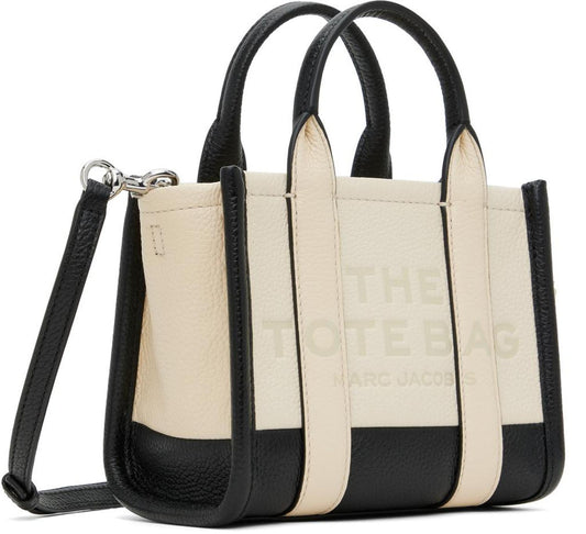 Off-White & Black 'The Leather Crossbody' Tote